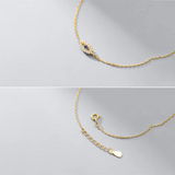 925 Silver Evil Eye Chain Bracelet Women Party Turkey Jewelry Gift