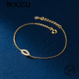 925 Silver Evil Eye Chain Bracelet Women Party Turkey Jewelry Gift