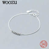 925 Sterling Silver Beads Chain Bracelet For Women
