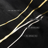 925 Silver Snake Bone Chain Necklace for Women Wedding Jewelry