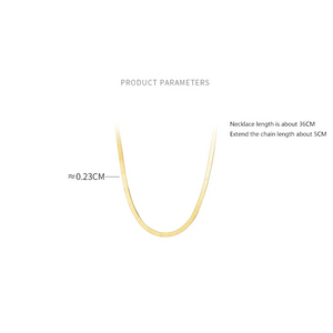 925 Silver Snake Bone Chain Necklace for Women Wedding Jewelry