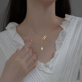 925 Silver Zircon Chain Pendant Necklace Wedding Jewelry Gift