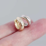 925 Sterling Silver Zircon Circle Hoop Earrings Party Bohemia Ear Jewelry