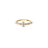 925 Silver Flower Square Pearls Zircon Rings for Women
