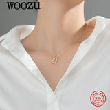 925 Silver Heart Zircon Pendant Necklace Romantic Jewelry