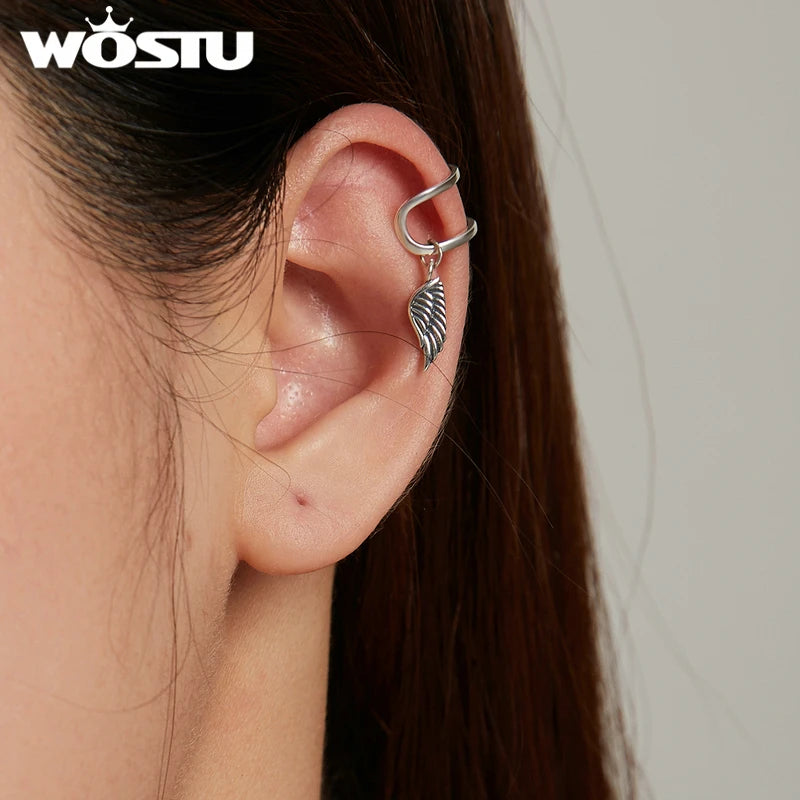 925 Sterling Silver Vintage Stud Earrings Crown Wing Bee Stud Earrings For Women