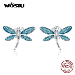 925 Sterling Silver Opal Stud Earrings For Women Wedding Anniversary Jewelry