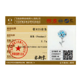 925 Silver Hydrangea Flower Charm Pendant for Bracelet Necklace CTC392