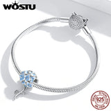 925 Silver Hydrangea Flower Charm Pendant for Bracelet Necklace CTC392