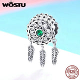 925 Silver Dream Catcher Beads Charm for DIY Jewelry
