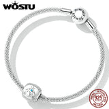 925 Silver Lucky Symbol Charm for Bracelet Bangle