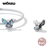 925 Silver Magic Rabbit Hat Charms Beads for Bracelet Necklace