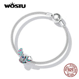 925 Silver Magic Rabbit Hat Charms Beads for Bracelet Necklace