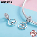 925 Silver Geometric Charm Bracelet & Necklace Pendant