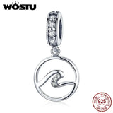 925 Silver Geometric Charm Bracelet & Necklace Pendant
