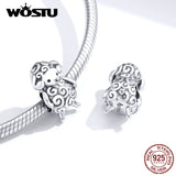 925 Sterling Silver Sheep Bead for Bracelet Charm DIY Jewelry FNC187