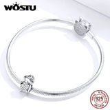 925 Sterling Silver Sheep Bead for Bracelet Charm DIY Jewelry FNC187