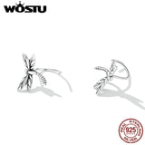 925 Sterling Silver Mini Dragonfly Butterfly Earrings for Women