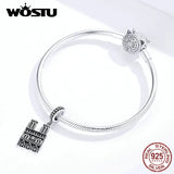 925 Silver Notre Dame de Paris Charm for Bracelet Bangles Pendant