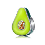 925 Silver Rainbow Easter Egg Enamel Bead Charm Bracelet Pendant CTC223