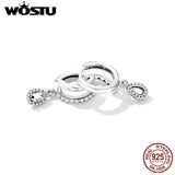 925 Silver Square CZ Dangle Earrings Wedding Party Jewelry
