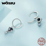 925 Silver Starlight Ear Clips Sandstone Earrings Hoop Wedding Gift