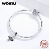 925 Silver Tauren Cow Animal Charm for Bracelet Pendant FIC1316