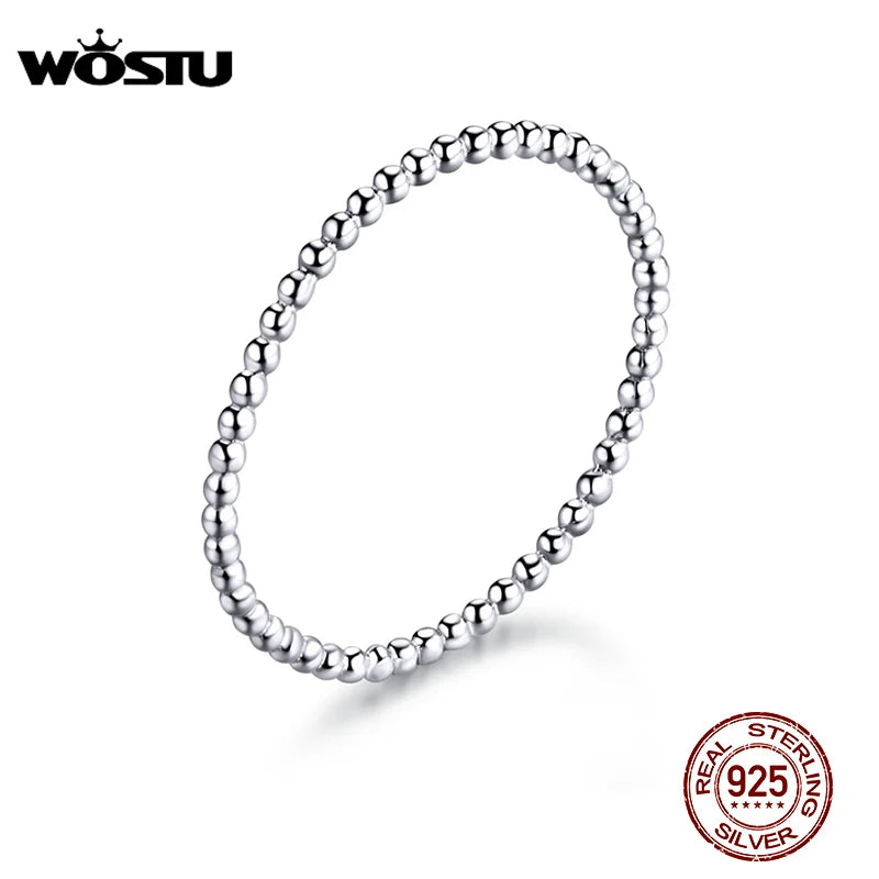 Stylish 925 Sterling Silver Rings CQR574