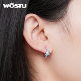 Enamel Turtle Ear Clips 925 Sterling Silver Ear Buckles with CZ Fine Jewelry