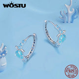 Enamel Turtle Ear Clips 925 Sterling Silver Ear Buckles with CZ Fine Jewelry