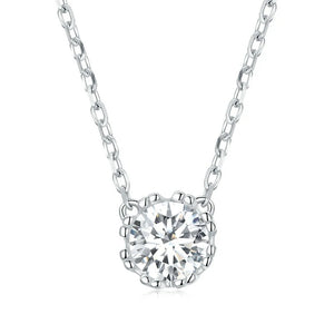 925 Sterling Silver Zircon Choker Necklace for Women