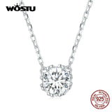 925 Sterling Silver Zircon Choker Necklace for Women