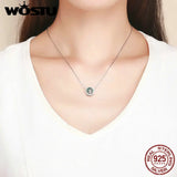 925 Silver Green Life Tree Beads Charm Bracelet Necklace Pendant