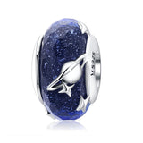 925 Silver Interstellar Glass Beads Charms for Bracelet & Bangle