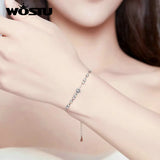 925 Sterling Silver Daisy Flower Bracelet For Women CQB146