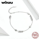 925 Sterling Silver Daisy Flower Bracelet For Women CQB146