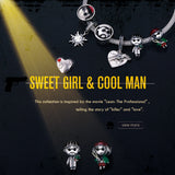 925 Silver Romantic Love Pendant Charm Beads for Bracelet DIY Jewelry