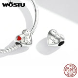 925 Silver Romantic Love Pendant Charm Beads for Bracelet DIY Jewelry