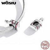 925 Silver Disco Beer Bottle Pendant Charm Beads