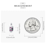 925 Silver Disco Beer Bottle Pendant Charm Beads