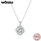 6.5MM Moissanite Necklace 925 Silver Zircon Chain for Women Gift