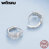 925 Sterling Silver Opal Ear Hoop for Women
