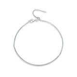 925 Silver Adjustable Chain Bracelet for Women with Charms
