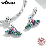 925 Silver Beads Necklace Female Power-Love Pendant For Women Gift