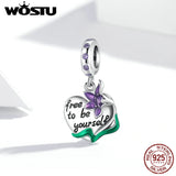 925 Silver Beads Necklace Female Power-Love Pendant For Women Gift