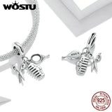 925 Sterling Silver Girl Pendant Charm Bead for Bracelet Necklace DIY Jewelry
