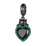 925 Sterling Silver Cat Pet Charms Pendant Spider Animal Beads