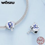 925 Silver Harebells Charm Pendant for DIY Bracelet Bangle