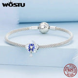 925 Silver Harebells Charm Pendant for DIY Bracelet Bangle