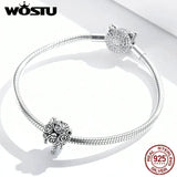 925 Sterling Silver Bouquet Beads Charm Bracelet Making